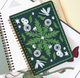 Handmade Coil Bound Sketchbook - Medium Dandelion