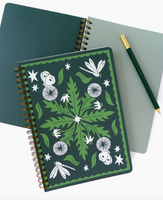 Handmade Coil Bound Sketchbook - Medium Dandelion