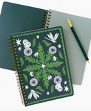 Handmade Coil Bound Sketchbook - Medium Dandelion