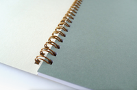 Handmade Coil Bound Sketchbook - Medium Folk Flower