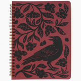 Handmade Coil Bound Sketchbook - Large Corvid