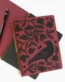Handmade Coil Bound Sketchbook - Large Corvid