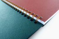 Handmade Coil Bound Sketchbook - Large Harvest Rabbits