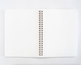 Handmade Coil Bound Sketchbook - Large Harvest Rabbits