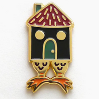 Baba Yaga House Enamel Pin