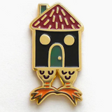 Baba Yaga House Enamel Pin