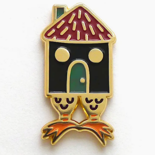 Baba Yaga House Enamel Pin