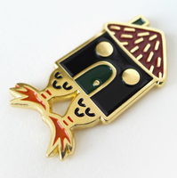 Baba Yaga House Enamel Pin
