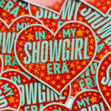 In My Showgirl Era Glitter Sticker