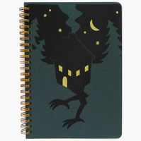 Handmade Coil Bound Sketchbook - Medium Baba Yaga