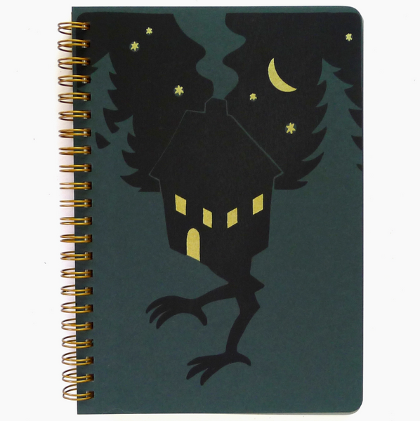 Handmade Coil Bound Sketchbook - Medium Baba Yaga