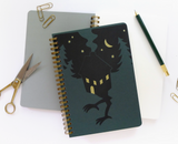 Handmade Coil Bound Sketchbook - Medium Baba Yaga