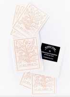 Letterpress Bookplate - Poppy