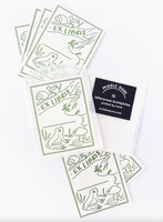 Letterpress Bookplate - Toad + Snail