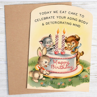 Today We Eat Cake Birthday Card