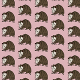 Wrapping Paper Sheet - Opossums