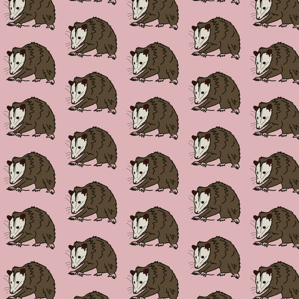 Wrapping Paper Sheet - Opossums