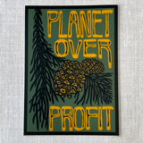 Planet Over Profit Sticker