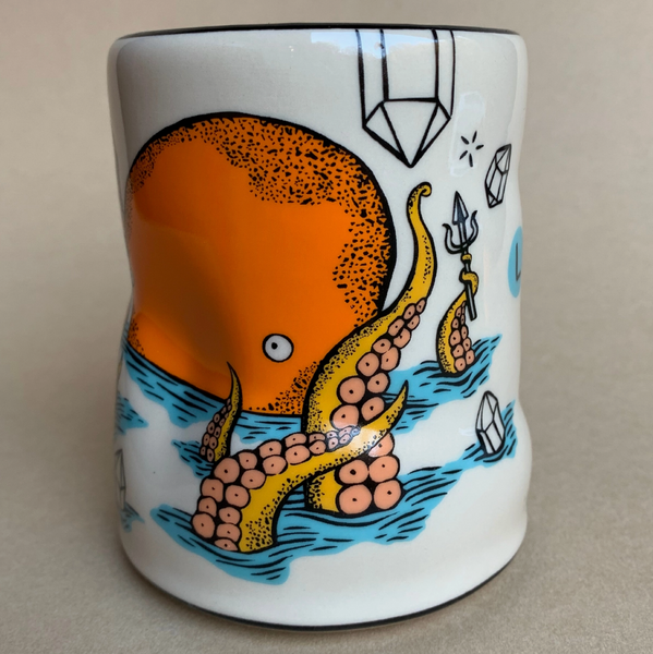 Cary Lane Cup - XL Lucky Kraken