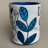 Cary Lane Cup - Large Lucky Cat + Mouse