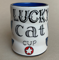 Cary Lane Cup - Large Lucky Cat + Mouse