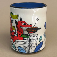 Cary Lane Cup - Large Foxes Upon A Sea