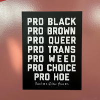 Pro Hoe... Sticker