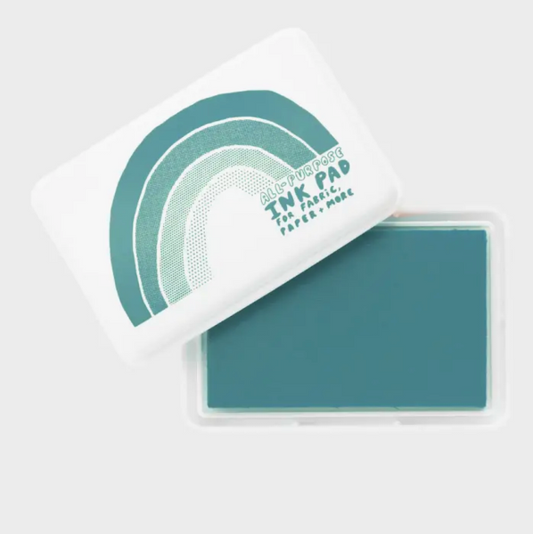 Yellow Owl Stamp Pad - Turquoise