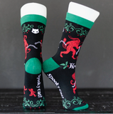 Krampus Damask Socks