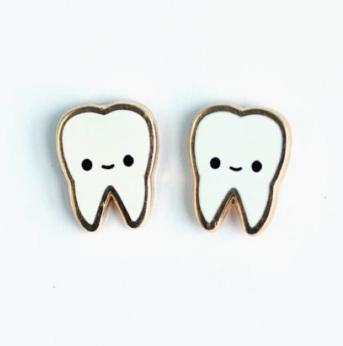 Tooth Earrings