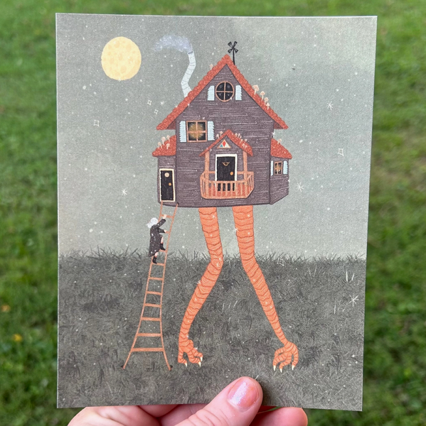 Baba Yaga Chicken Legs Print