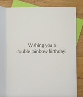 Rainbow Dogs Birthday Card