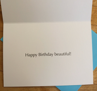 You're Beautiful Birthday Card