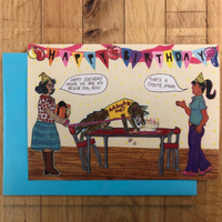 Coyote Birthday Card