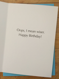 Older Weirder Birthday Card