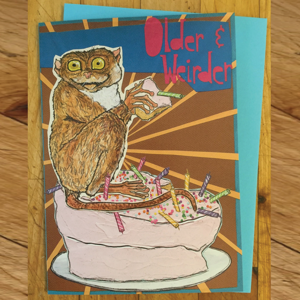 Older Weirder Birthday Card