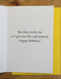 Raccoons Making Cake Birthday Card