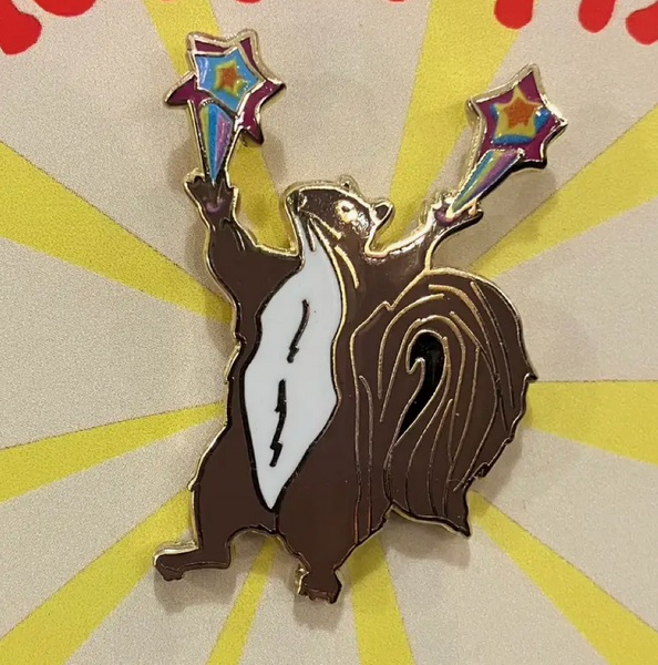 Magical Squirrel Enamel Pin