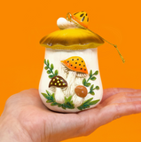 Resin Ornament - Merry Mushroom Kitchen Canister