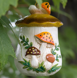 Resin Ornament - Merry Mushroom Kitchen Canister