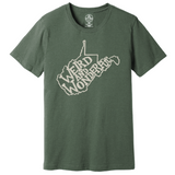 Moss Green Weird + Wonderful T-Shirt