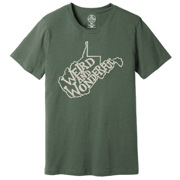 Moss Green Weird + Wonderful T-Shirt