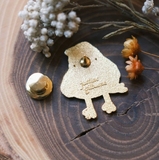 Birdwatching Birder Enamel Pin