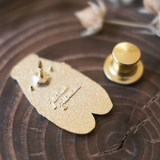 Floral Cicada Enamel Pin