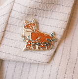 Fox In Forest Enamel Pin