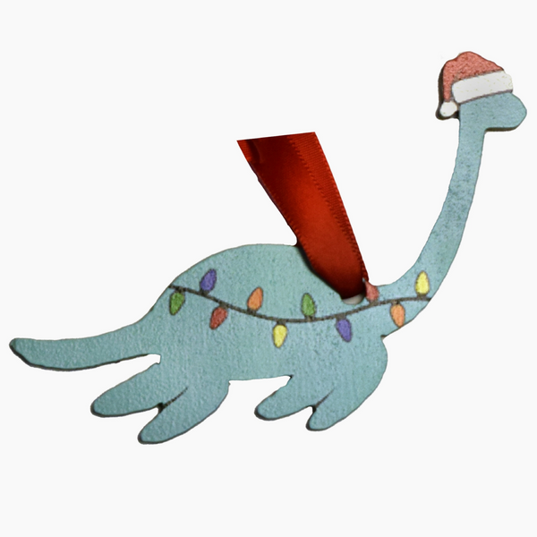 Wood Ornament - Nessie Silhouette