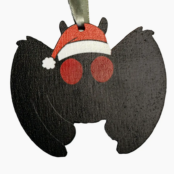 Wood Ornament - Mothman