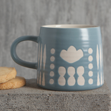 Stoneware Mug - Imprint Collage