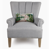 Hike More Wool Hooked Pillow