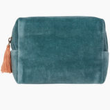 Catbloom Embroidered Velvet Pouch